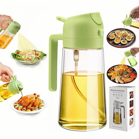 Oil Spray Bottle For Cooking, 2 In 1